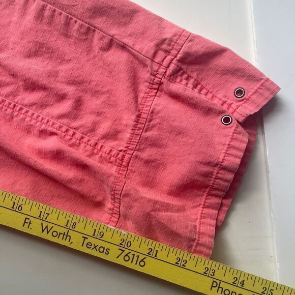 Calvin Klein Women's High Rise Cropped‎ Pants Pink Coral Size 16 - Picture 7 of 13